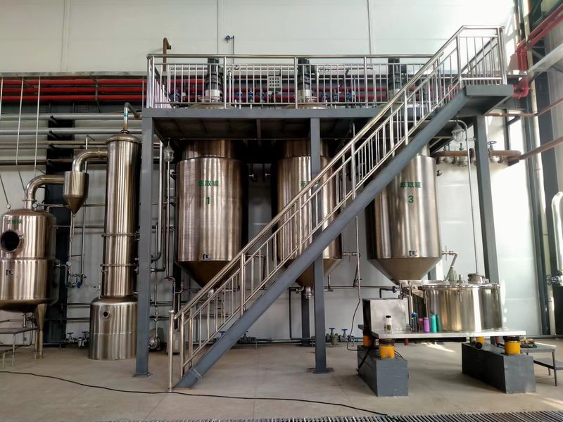 Shaanxi Baisifu Biological Engineering Co., Ltd. linea di produzione in fabbrica