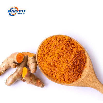 Baisfu Hot Selling Fresh Yellow Curcumin P.E. Yellow Powder coloring Turmeric / Curcumin Natural Pigment Food Flavo Curcumin extract  CAS 458-37-7 Used In Cosmetics