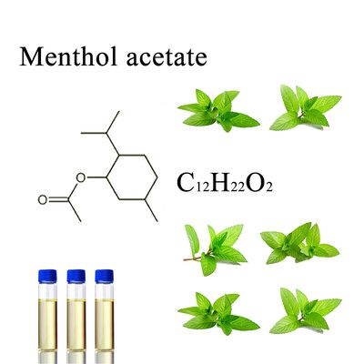 Food Grade Menthol Acetate Cooling Agent, CAS 89-45-5, for Flavors & Cosmetics