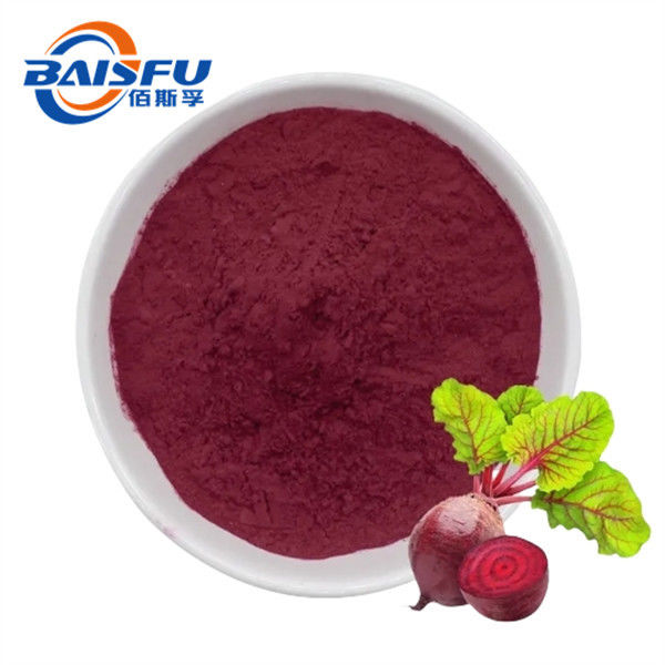 Baisfu Hot Sale Freeze Dried Beet Root Powder Purple Fine Powder 100% Natural Organic Beet Root Powder Beet Root Juice Powder CAS No. 89957-89-1 for natural pigment and nutritious supplementary