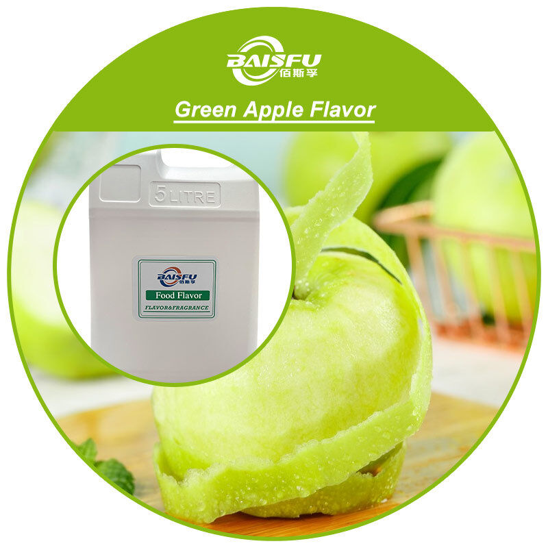BAISFU Food Flavor Green Apple Flavor for Drinks and Snack