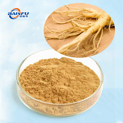 Baisfu Factory Sales Ginseng Extract Water-Soluble Light Yellow Fine Powder Ginsenosides for Health Supplements and Functional Foods